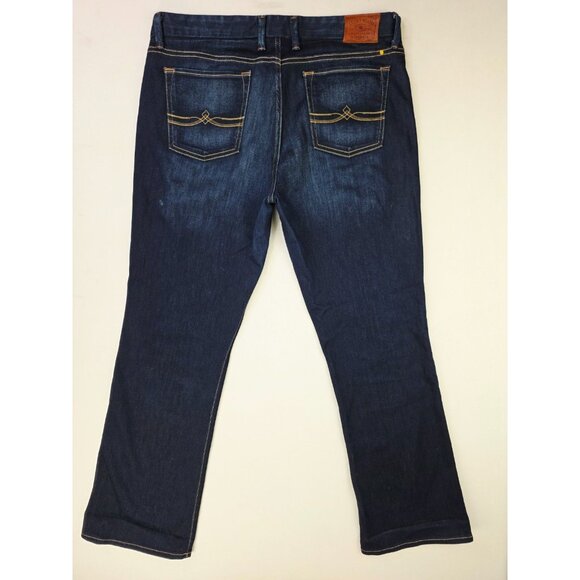 Lucky Brand Denim - Lucky Brand 32X32 Women The Sweet Jean Boot Size 14/32 Ankle Blue Logo Tag Jeans